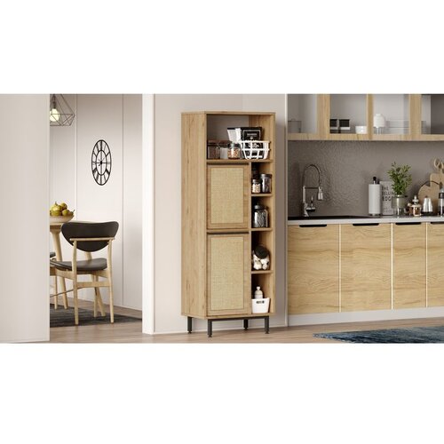 Hanah home On10A-Su WalnutOak Kitchen Cabinet Cene