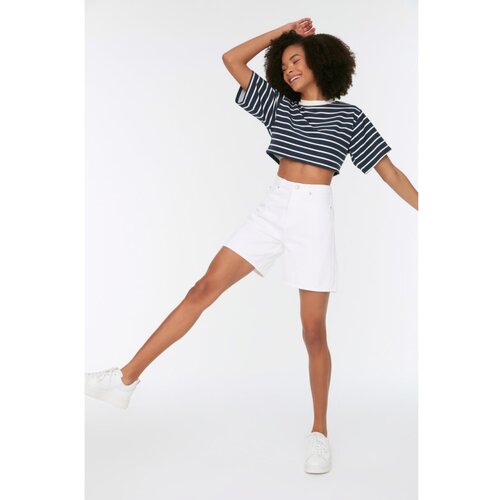 Trendyol White Denim Bermuda Slike