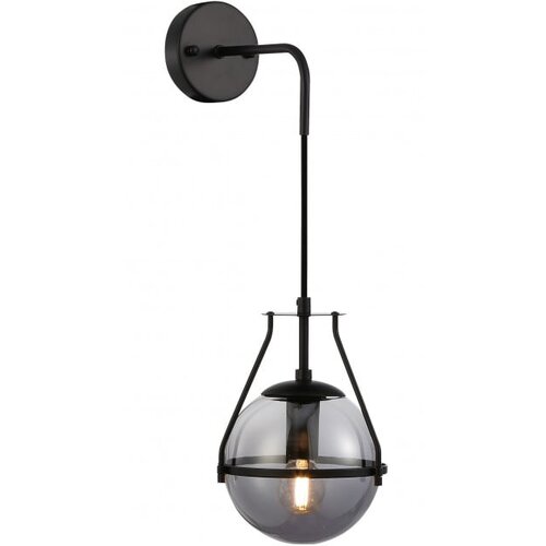 Gtv Črna stenska svetilka ø 16 cm Drop – Cene