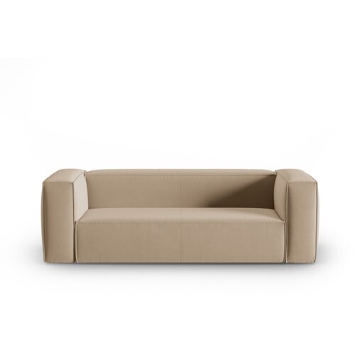 Cosmopolitan Design Svetlo rjava žametna sedežna garnitura 200 cm Mackay – Cene