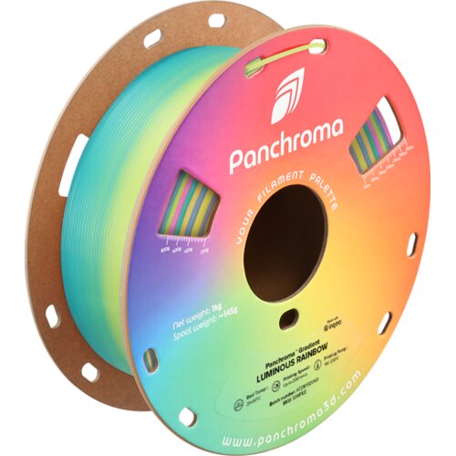 Polymaker Panchroma&amp;trade; PLA Gradient Luminous Rainbow Slike