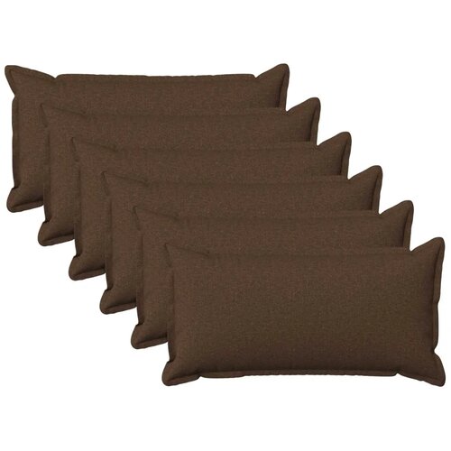  Presvlaka za jastuk 6 pcs HOUTEN Smeđa 40 x 80 cm Umjetni lan - Smeđa 40 x 80 cm 6 Cene