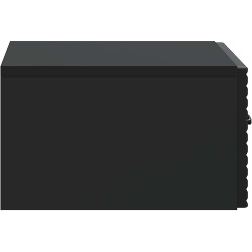  Noćni ormarić za montažu na zid 2 pcs Crna 49 x 34 5 x 20 cm Slike