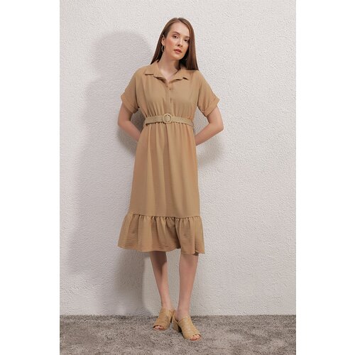 Bigdart Dress - Brown - A-line Cene