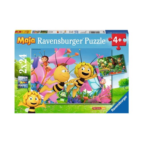 Ravensburger Puzzle - Čebelica Maja, 2 x 24 delov Cene