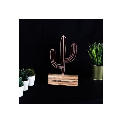 WALLXPERT stona dekoracija cactus mini bronze Slike