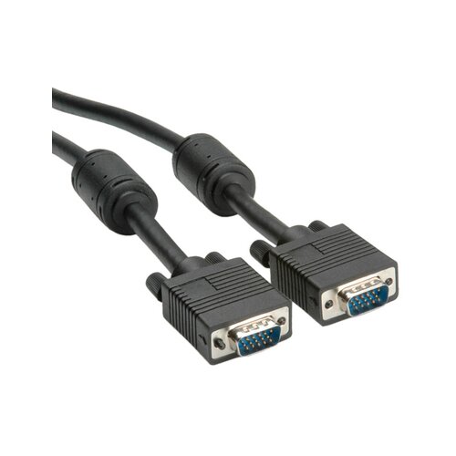 Roline VGA priključni kabel VGA 15-polni utikač 6.00 m crna 5656-04-11T00:00:00.000+02:00 dvostruko za&amp;scaron;tićen, mogućnost Slike