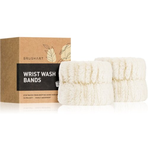 BrushArt Home Salon Wrist wash bands zapestnice proti brizganju vode pri umivanju obraza Cream 2 kos Cene
