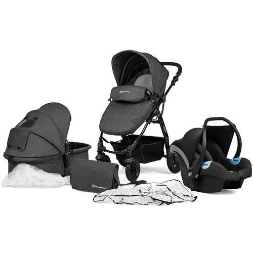 Kinderkraft Kolica za bebe Moov 3u1/ crna Slike