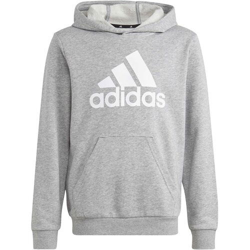 Adidas Duks za dečake SPORTSWEAR Big Logo Essentials Cotton sivi Slike