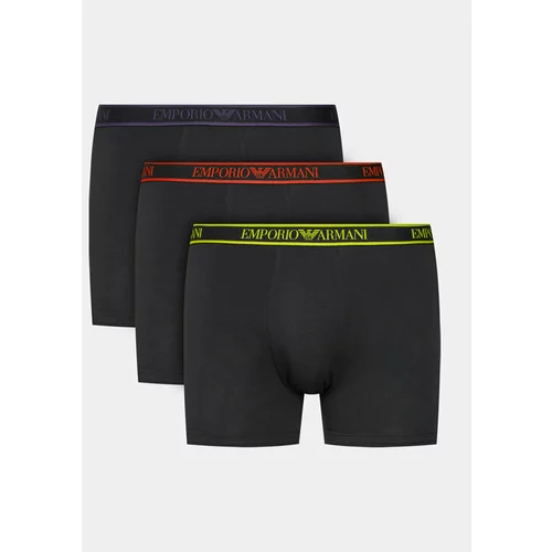 Emporio Armani Underwear Set 3 parov boksaric 111473 3F717 29821 Črna