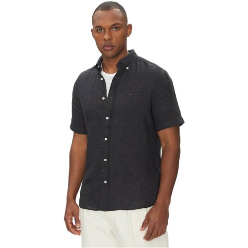 Tommy Hilfiger Srajce z dolgimi rokavi MW0MW35207 Črna Slike