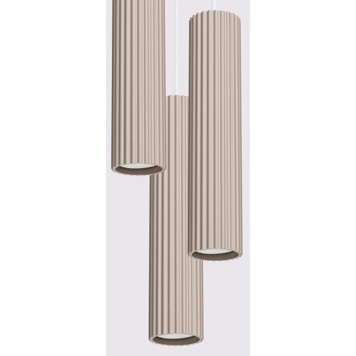  Brilagi - LED luster na sajli CRESTO 3xGU10/10W/230V taupe Slike