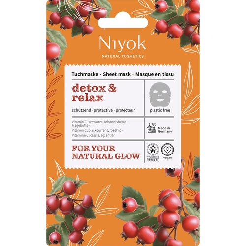 Niyok Za&scaron;titna maska u maramici Detox & Relax - 10 ml Cijene