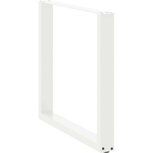  Noge stolića za kavu U-oblika 3 kom bijele 80x(72-73) cm čelik Slike