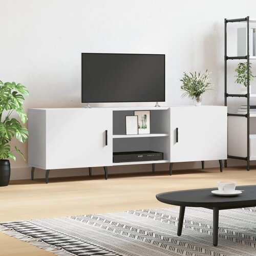 The Living Store TV omarica bela 150x30x50 cm inženirski les - TV Omarica, (21624825) Cene