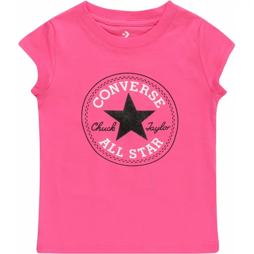 Converse Majica roza / črna / bela