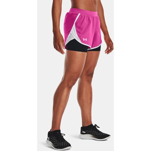 Under Armour Shorts UA Fly By 2.0 2N1 Short-PNK - Women Slike
