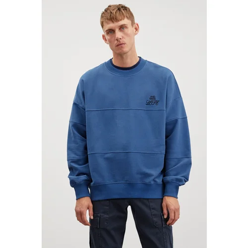 Grimelange Kaylen Oversize Blue Sweatshir