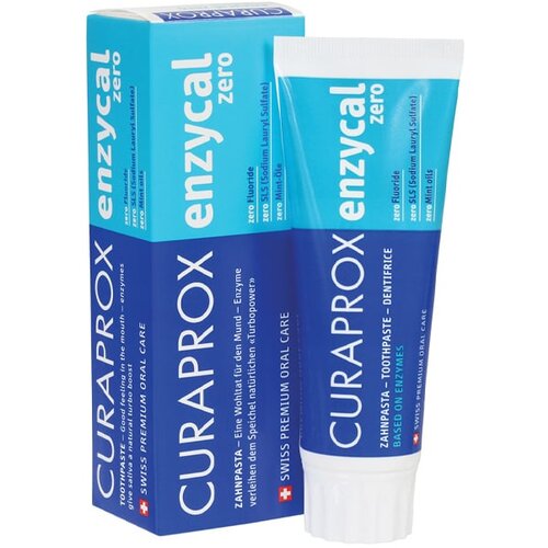 Curaprox Enzycal Zero pasta za zube bez fluorida i ulja paprene metvice 75 ml Cijene