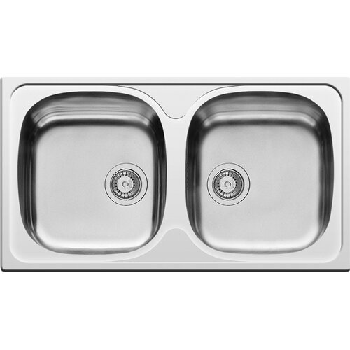 Sink Solution Nasadno korito z dvema posodama Slike