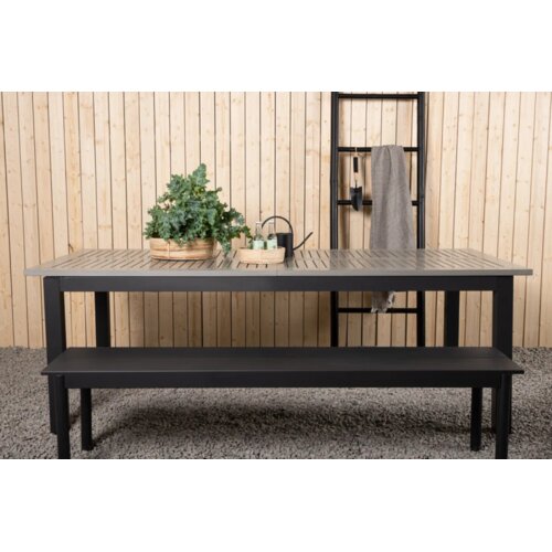 Venture Home Albany pravokutni vrtni blagovaonski stol 224 &times; 90 cm, tamnosivi Cijene