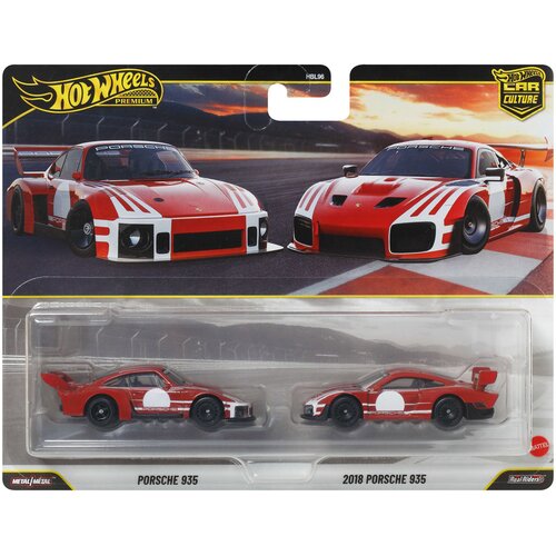Mattel Hot Wheels: Deluxe Porsche 935 in 2018 Porsche 935, komplet 2 avtomobilčkov 1/64 - Slike
