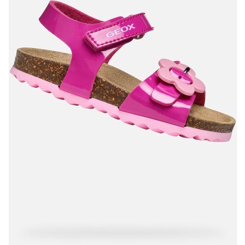 Geox Pink Girls Sandals Chalki - Girls Cene