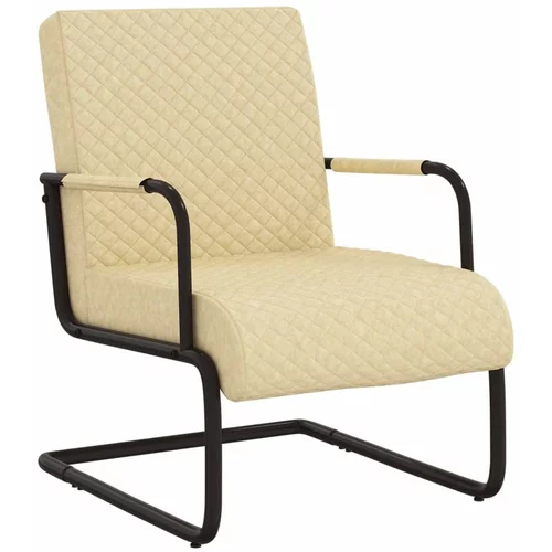  Konzolna stolica od umjetne kože krem