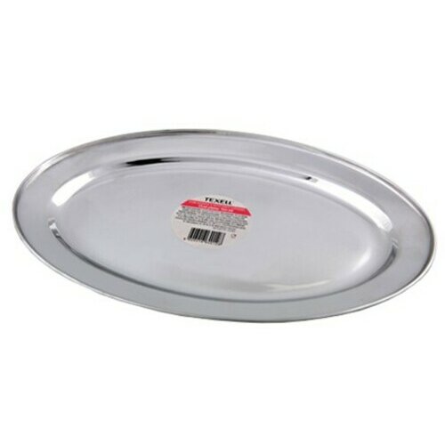 Texell inox ovalni tanjir za serviranje, 35cm, sivi Slike