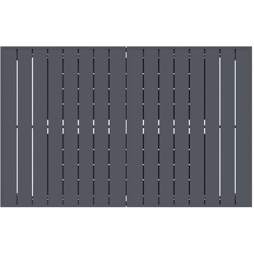  stol za večeru 2 pcs Antracit 210 x 90 x 73 cm Čelik Slike