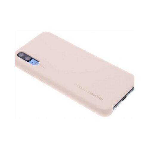 Huawei original silikonski ovitek za P20 - pink Slike