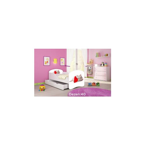 ACMA krevet za decu sa dodatnom fiokom 140x70 + gratis dušek dezen 40 Slike