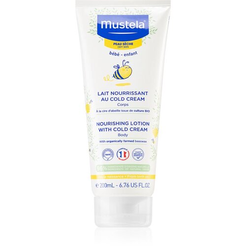 Mustela® B&eacute;b&eacute; Nourishing Lotion Wih Cold Cream vlažilni losjon za telo z vsebnostjo cold cream 200 ml Cene