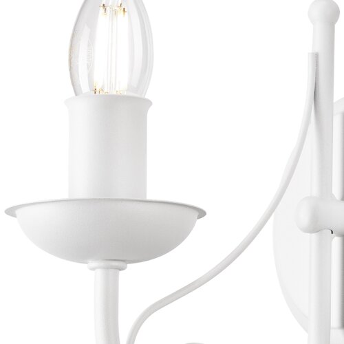  Zidna lampa DONATO 1xE14/40W/230V bela Slike
