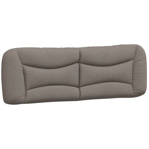 Maison Chic posteljno vzglavje - vzglavna omarica - vzglavna stranica taupe 160 cm blago, (21704318) Cene