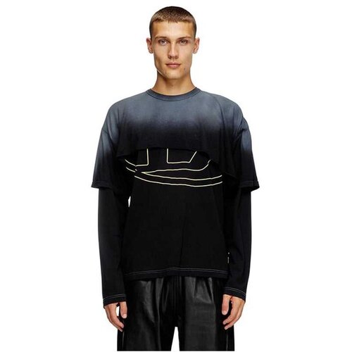 Diesel muška logo majica DSA16133 0KNAQ 9XX Slike