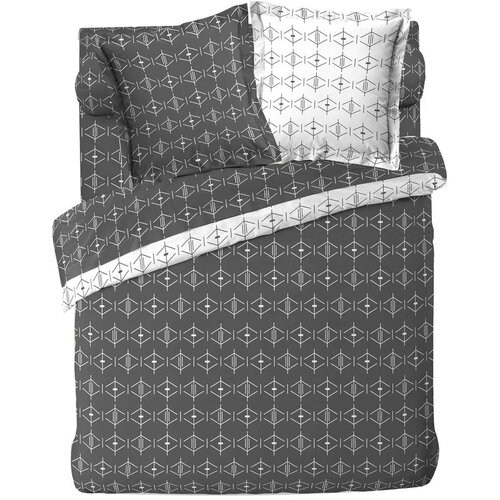 Douceur d int&amp;eacute;rieur Bela/temno siva bombažna posteljnina za zakonsko posteljo/podalj&amp;scaron;ana 240x220 cm Aristide &amp;ndash; Slike