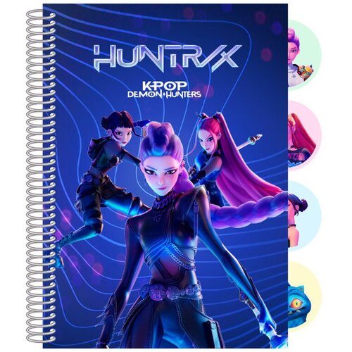 KPop Demon Hunters Bilježnica A5 - tvrde korice, 80 listova Slike