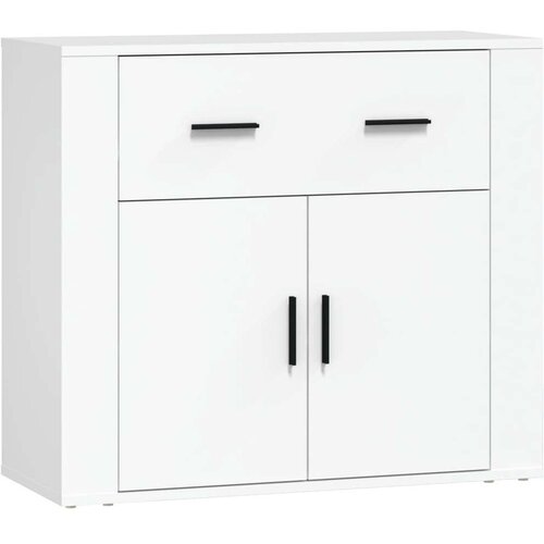 VidaXL Komoda bijela 80 x 33 x 70 cm od konstruiranog drva Slike