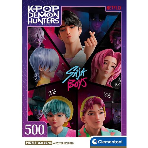 Clementoni K-pop lovci na demone Saja Boys, 500-dijelna slagalica - Cene