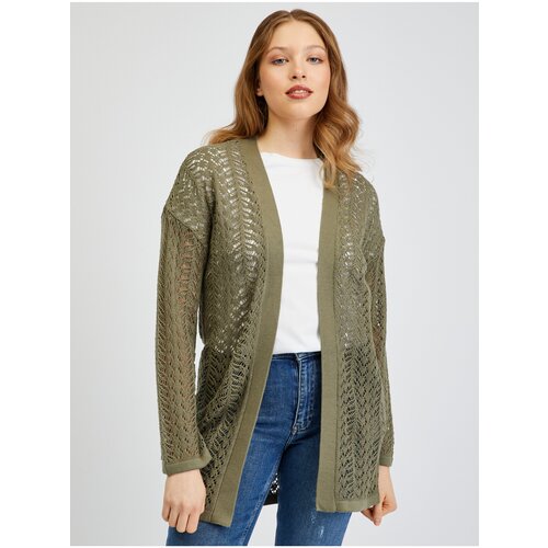 Orsay Khaki Ladies Cardigan - Women Slike