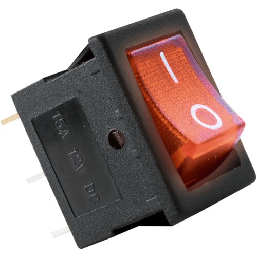 Use Svijetleći prekidač, 12 V, AKV 01, Narandžasti Slike