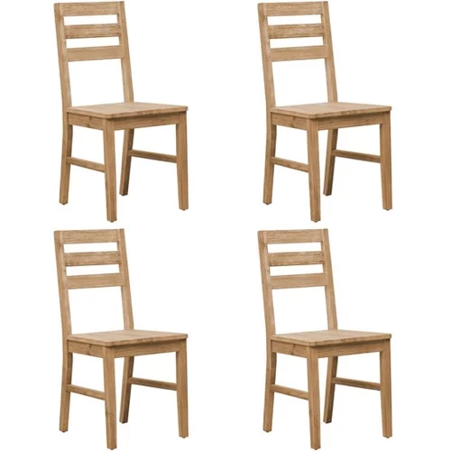  Jedilni stoli 4 kosi trakacijev les