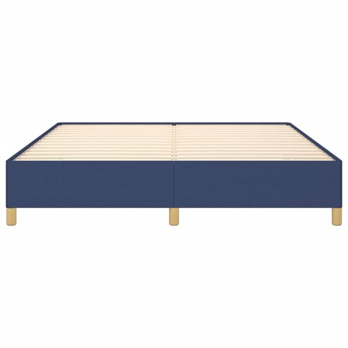  Okvir za krevet bez madraca plavi 180x200 cm od tkanine Slike