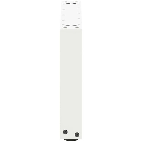  Noge za stolić U-oblika 2 kom bijele 50x(30-31) cm čelik Slike