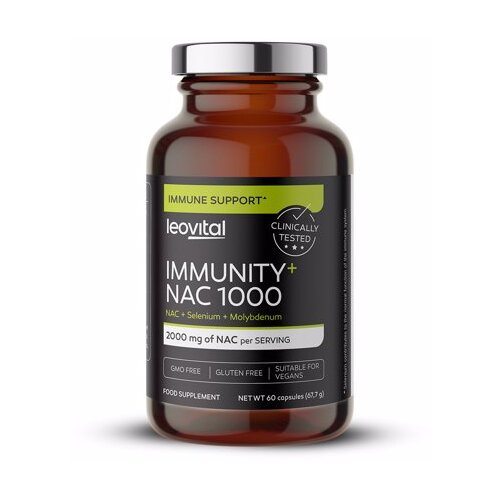 Leovital Immunity+ NAC 1000, 60 kapsul, (20696149) Cene