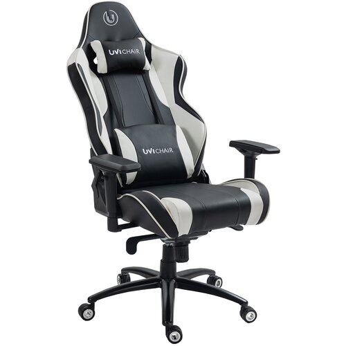 Uvi gejmerska stolica Sport XL (Crna/Bela) Slike