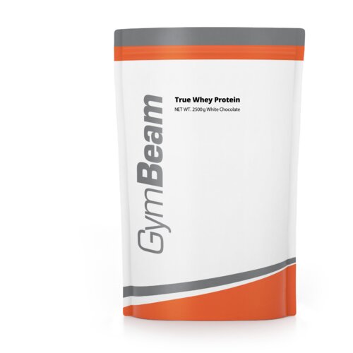 GymBeam true whey 2500  g bela čokolada Cene