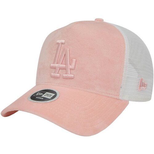 New Era Kape s šiltom Wmns LA Dodgers Velour Trucker Cap Rožnata Cene